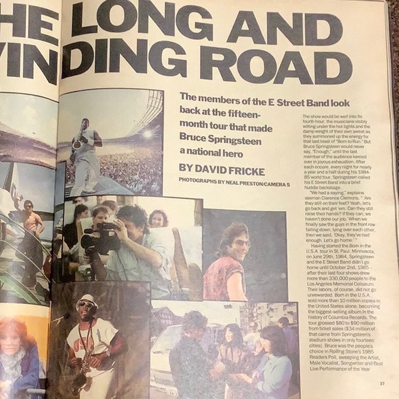 Rolling Stone 1986 Springsteen Cover - Picture 3 of 8